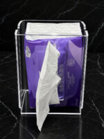 Clear Acrylic Tissue Box Holder AC20260818 透明亚克力桌面抽纸盒  型号AC20260818 - Image 4
