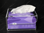 Clear Acrylic Tissue Box Holder AC20260818 透明亚克力桌面抽纸盒  型号AC20260818 - Image 2