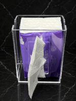 Clear Acrylic Tissue Box Holder AC20260818 透明亚克力桌面抽纸盒  型号AC20260818 - Image 10