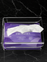 Clear Acrylic Tissue Box Holder AC20260818 透明亚克力桌面抽纸盒  型号AC20260818 - Image 11