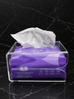 Clear Acrylic Tissue Box Holder AC20260818 透明亚克力桌面抽纸盒  型号AC20260818 - Image 12