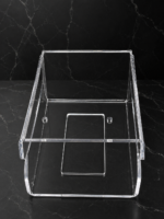 Clear Acrylic Tissue Box Holder AC20260818 透明亚克力桌面抽纸盒  型号AC20260818 - Image 16